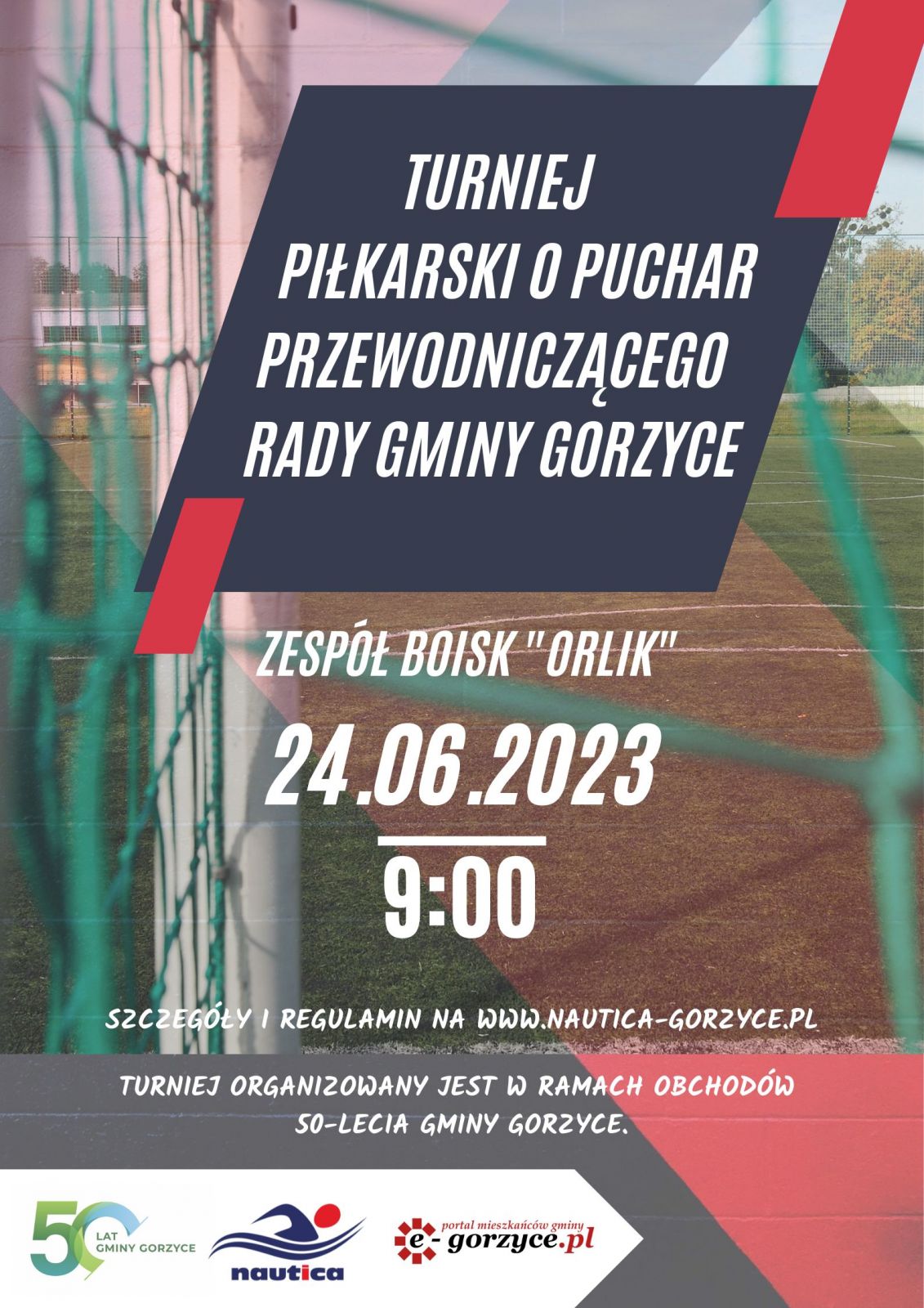 plakat zaproszenie na turniej piłkarski